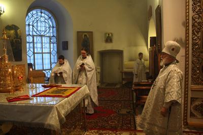 Рязанский митрополит окропил агиасмой Христорождественский собор
