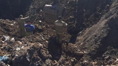 На свалке в Михайлове погибла женщина, которую завалило землёй