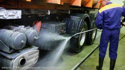 В Рязани оштрафовали 20 нарушителей за выезд транспорта со стройплощадки с грязными колёсами