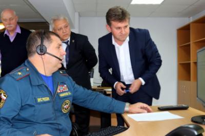 Сергей Филиппов побывал в центре обработки вызовов системы 112 в Рязани
