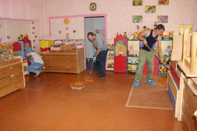 Сотрудники рязанского УФСИН помогли отремонтировать детсад