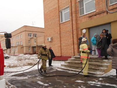 В рязанской ОДКБ прошла учебная эвакуация