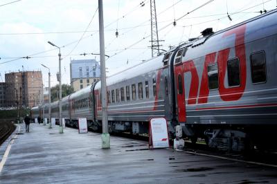 В Рязани остановился поезд-музей