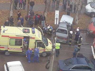 В Рязани на улице Фирсова произошла серьёзная авария, пострадал ребёнок