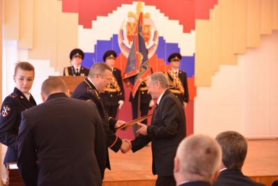 Начальник рязанского УМВД вручил благодарность члену Общественного совета ведомства