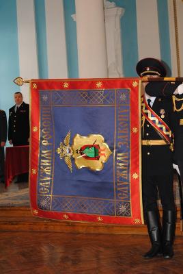 Рязанские полицейские получили новое знамя