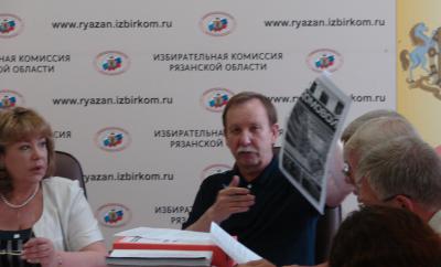 В избирком Рязанской области поступают жалобы на незаконную предвыборную агитацию