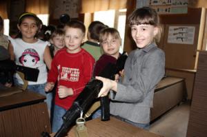 Рязанские школьники побывали в музее милиции