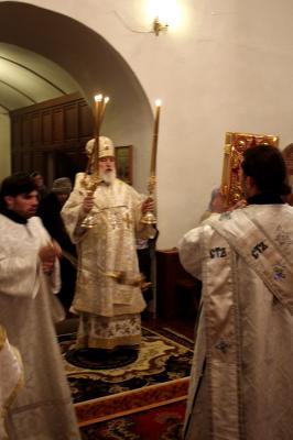 В Рождество-Богородицком женском монастыре посёлка Солотча состоялась Божественная литургия