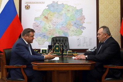 Николай Любимов провёл рабочую встречу с главой Касимовского района