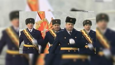 Рязанским лётчикам вручили два боевых знамени нового образца