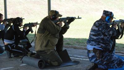 В Реткино прошли соревнования по стрельбе из табельного оружия