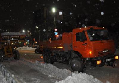 Ночью с рязанских улиц убрали 2150 кубометров снега