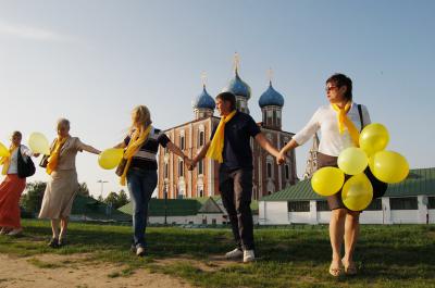 Защитники Рязанского кремля отметили международный День музеев фотофлешмобом