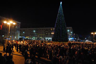 В Рязани благополучно прошёл первый парад Дедов Морозов