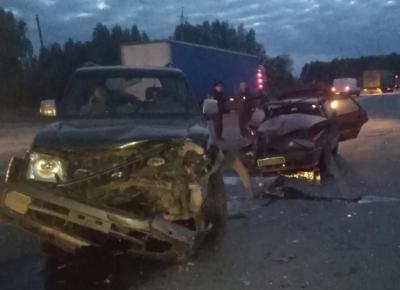 В серьёзной аварии близ Касимова пострадали восемь человек