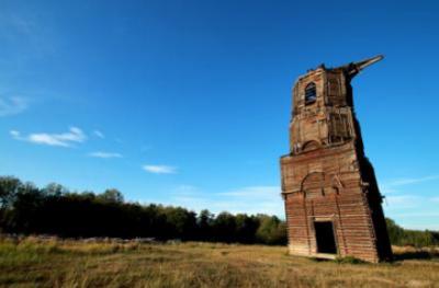 Рязанцы планируют восстановить колокольню в селе Бельское Спасского района