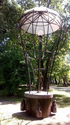 В Рязани установили арт-объект в виде воздушного шара