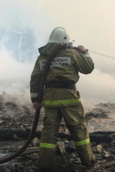 Под Рязанью огонь повредил жилой дом и блок сараев, погибла женщина