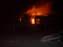 Жилой дом сгорел в Шиловском районе