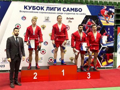 Рязанские самбисты завоевали медали Всероссийского турнира студентов