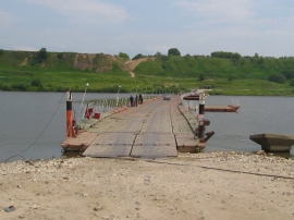В Спасском районе временно прекращено движение по наплавному мосту