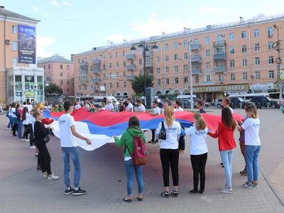 На площади Победы в Рязани установили шатёр «тЕРритория патриотизма»