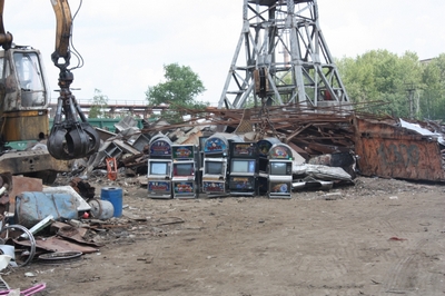 В Рязани уничтожили пять сотен игровых аппаратов
