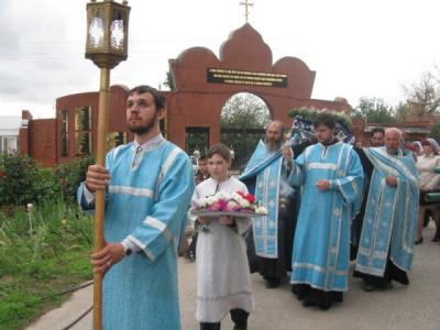 Рязанские священнослужители совершили чин погребения плащаницы Пресвятой Богородицы
