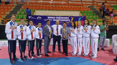 Юношеская сборная России по тхэквондо вошла в тройку сильнейших на первенстве мира в Египте