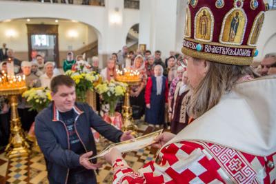 Рязанцам вручили архиерейские грамоты за труды в деле возведения комплекса Иоанно-Кроншадтского