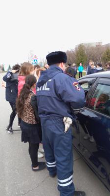 Новомичуринские школьники попросили водителей сбавить скорость