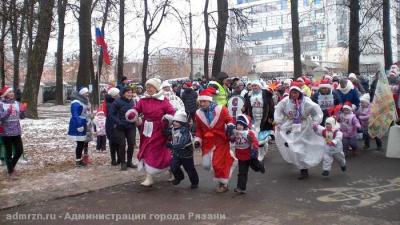 Рязанцев приглашают на забег в честь дня рождения Деда Мороза