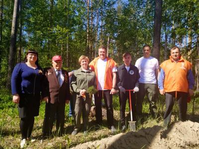 Николай Любимов принял участие в акции «Лес Победы»