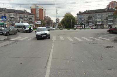 В Рязани «Лада-Гранта» сбила женщину на пешеходном переходе
