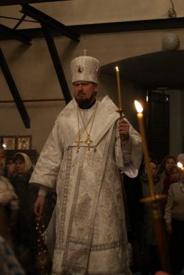 Епископ Скопинский и Шацкий Владимир возглавил всенощное бдение
