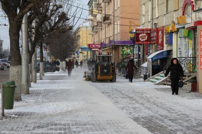 В Рязани усилен контроль за уборкой снега и наледи