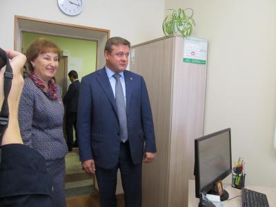 Николай Любимов осмотрел новое помещение минобразования Рязанской области