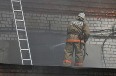 Под Скопином пламя повредило квартиру