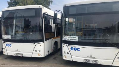 Муниципальный автопарк Рязани пополнили 40 автобусов