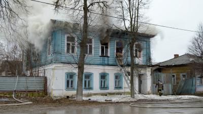 В Касимове погорел дом, в котором жил Борис Пастернак