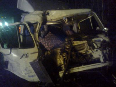 Три грузовика столкнулись в Сасовском районе