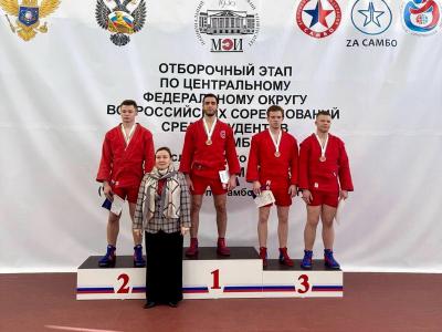 Рязанские самбисты отличились на студенческом чемпионате ЦФО 