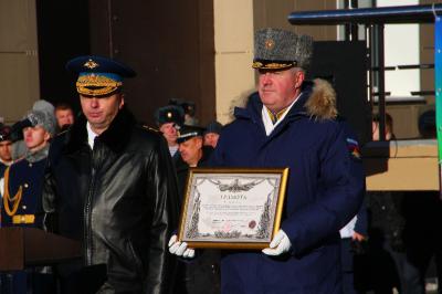Рязанское училище ВДВ получило на юбилей грамоту министра обороны РФ