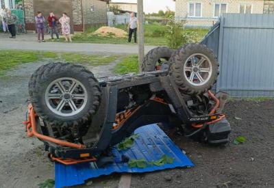 В Сасовском районе погибла водитель снегоболотохода, врезавшаяся в забор