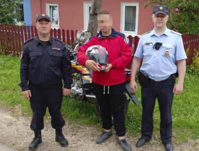 В Рязани задержали 12-летнего байкера