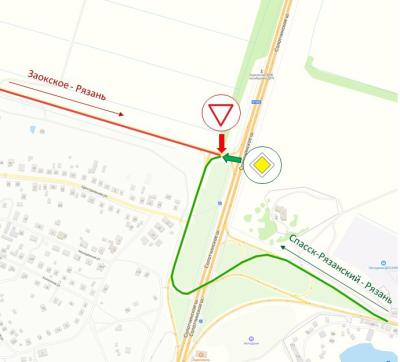 У села Шумашь под Рязанью изменят схему организации дорожного движения