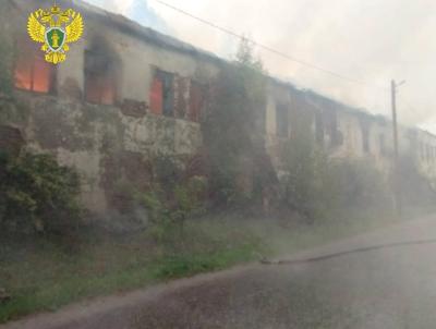 Касимовская прокуратура проводит проверку пожара на объекте культурного наследия