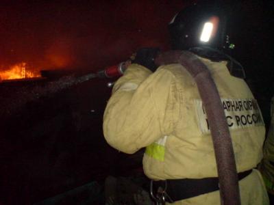 На пожаре в Клепиковском районе людей удалось спасти