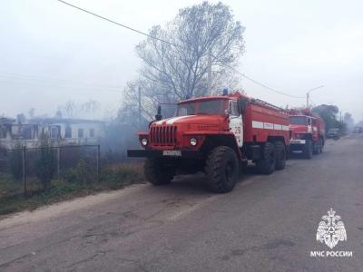 Ландшафтные и лесной пожары в Спасском районе локализовали